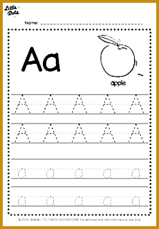 Free alphabet tracing worksheets 330230
