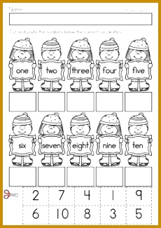 Kindergarten Winter Math Worksheets & Activities Winter No Prep A page from the unit 325230