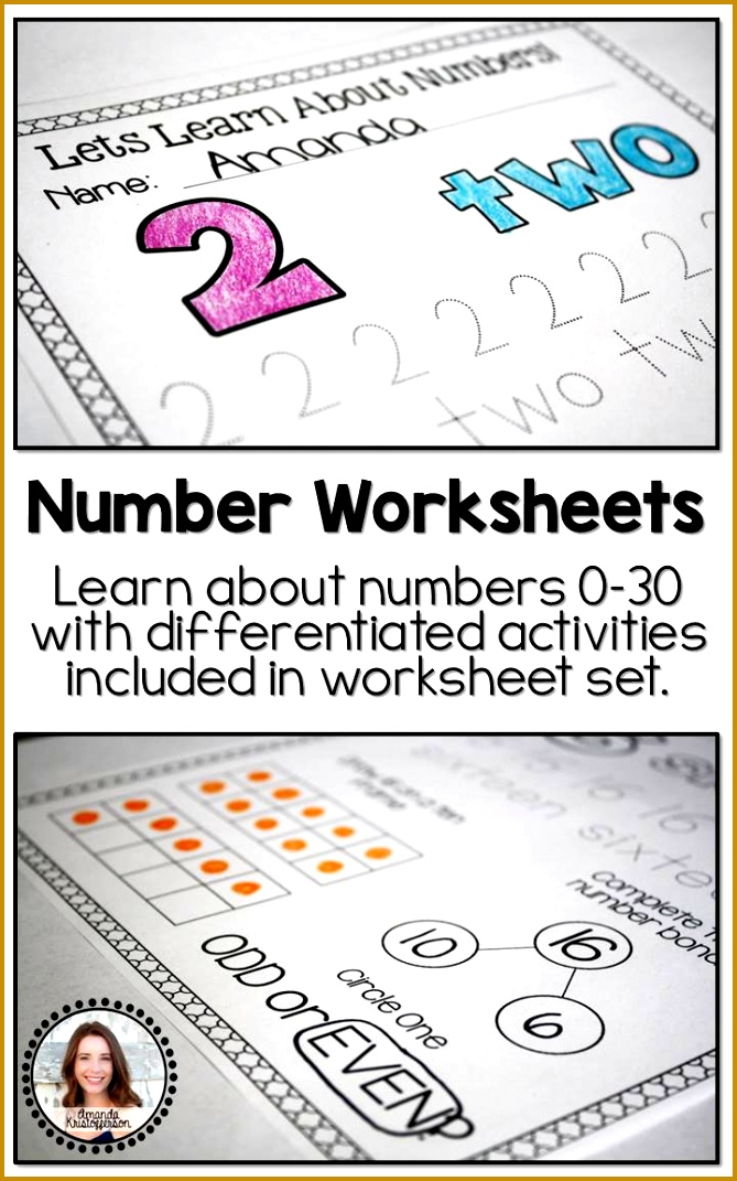 Let s Learn About Numbers Number Worksheets 0 30 This product includes worksheets for all 1071669