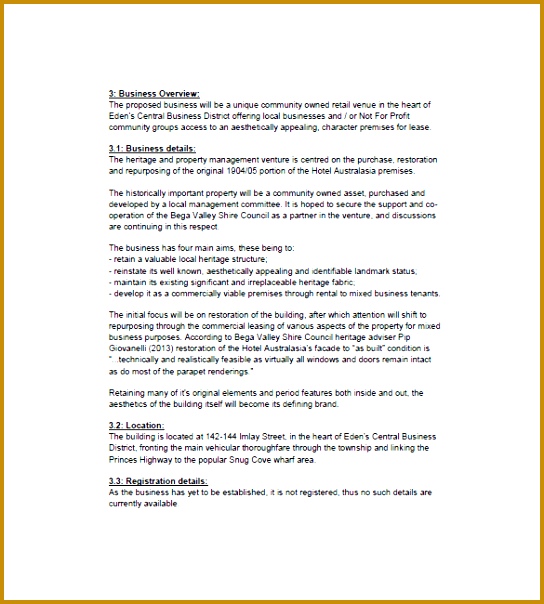 Partner Business Plan Template Hotel Business Plan Template 8 Free Sample Example Format Ideas 604544