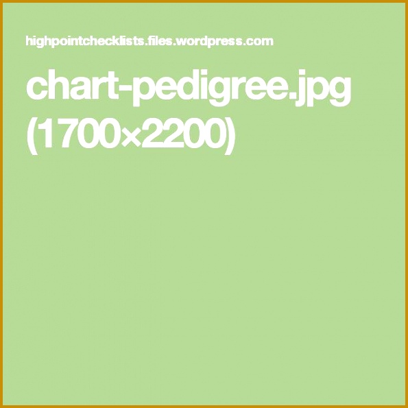 chart pedigree 17002200 595595