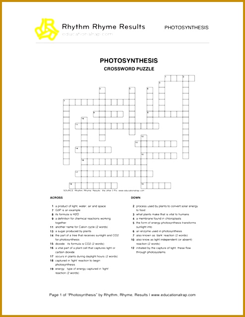 Life Science Crossword synthesis Worksheets Life Best Free Printable Worksheets 639494