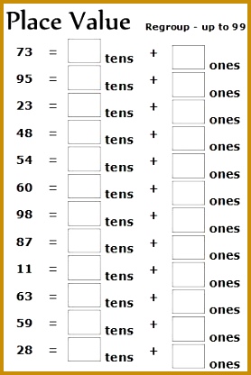 place value worksheets Free Printable Grade 2 math Worksheets free 2nd grade math lesson 416278