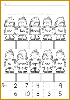Kindergarten Winter Math Worksheets & Activities Winter No Prep A page from the unit 325230