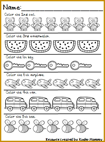 GREAT ordinal number printables 452335