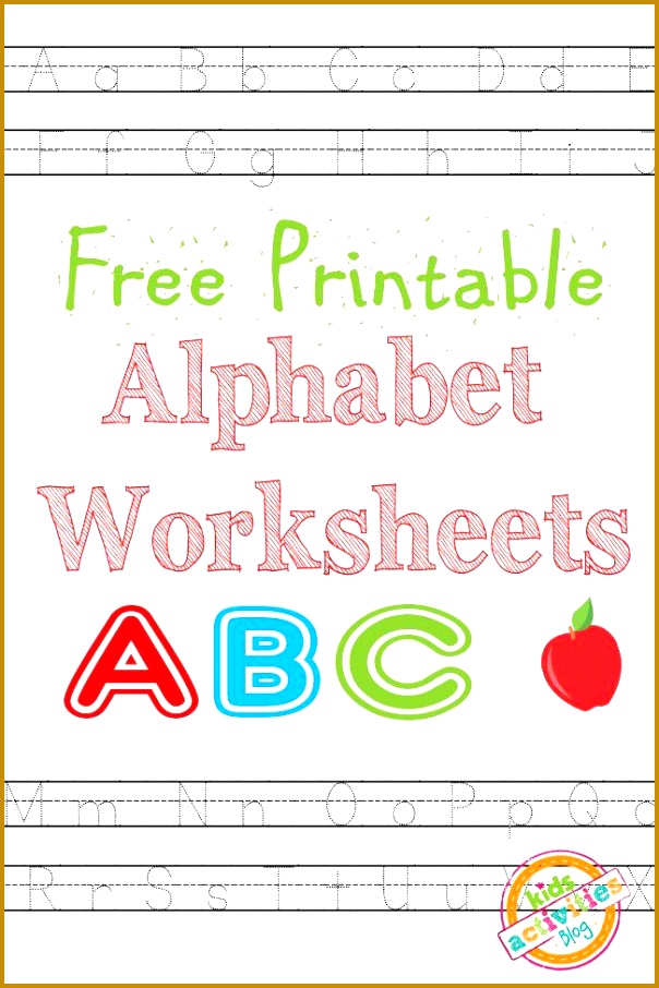 ALPHABET WORKSHEETS FREE KIDS PRINTABLE 906604