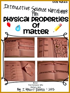 Properties of Matter Interactive Notebook & More 325244