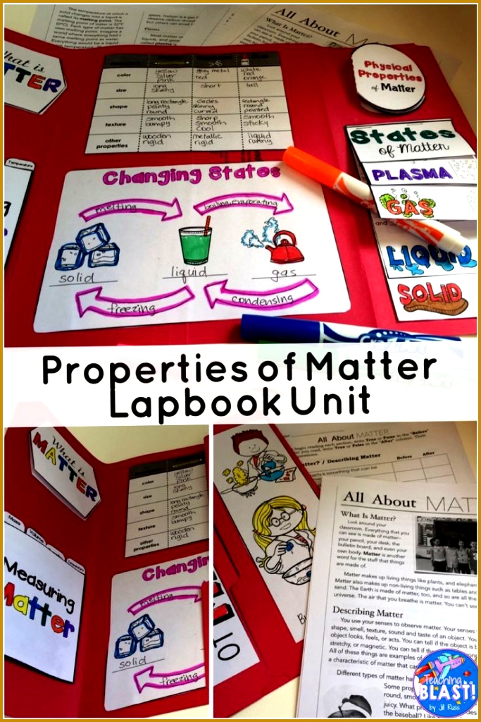 Properties of Matter Unit with Lapbook and Informational Text 6831024