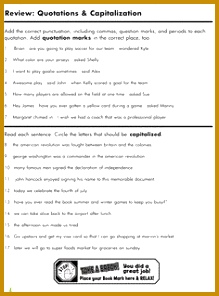 Punctuate Me Quotation Marks & Capitalization 296219