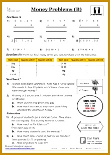 Number Worksheets Written Methods ks3 and ks4 309219