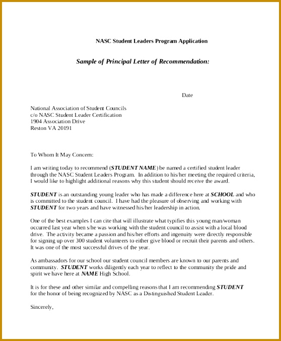 Student Letter Student Absence Letter Sample Student Letter eBlhz Sample Re mendation Letter For Student Free Documents In Pdf Doc 678558