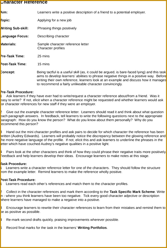 5 Samples of Character Reference Letter Template gdtxd Professional Character Reference Letter 1034697