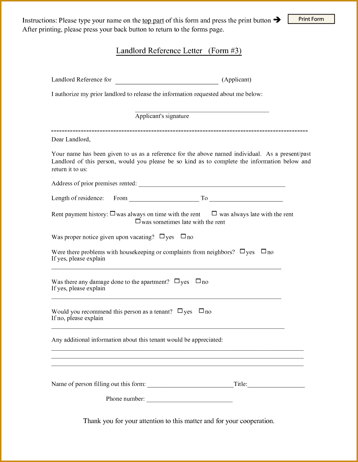 Landlord Reference Letter 15431195