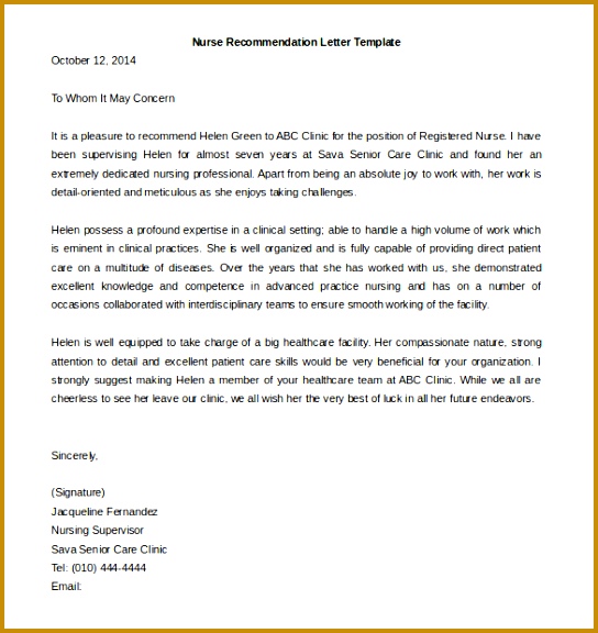Format Letter Re mendation 21 Re mendation Letter Templates Free Sample Example Format 576544