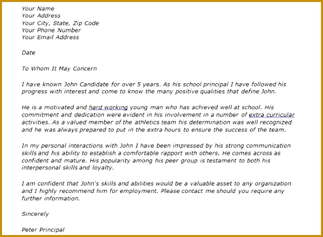 Printable Reference letter 32 651478
