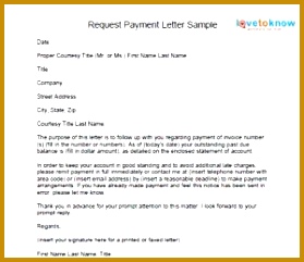 request for payment letters 241279