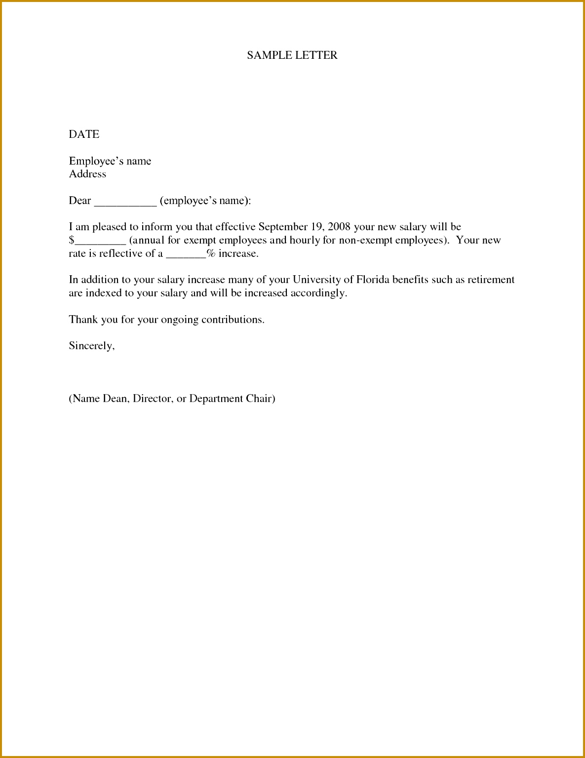 Best s Raise Letter Template Sample Letter Asking For throughout Pay Increase Letter 9567 15341185