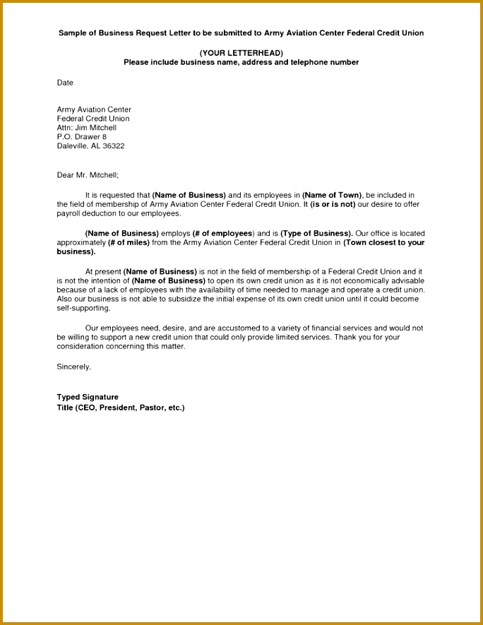Best Request Letters Letter Sample 885684