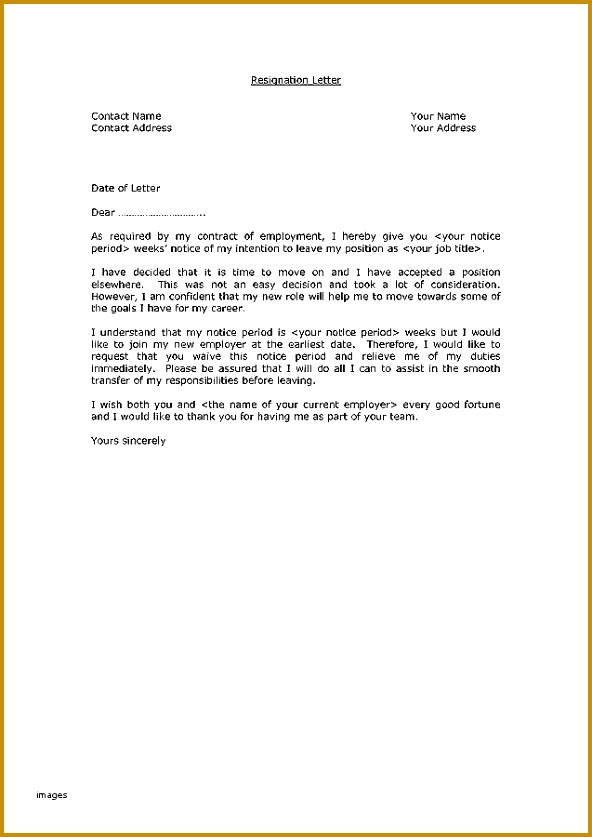 Resignation Letter Resignation Letter For A New Job Elegant Sample Resignation Letters From Jobs Letter 837592