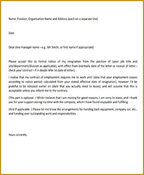 Notice Period Resignation Letter Resignation Letter No Notice Period Sample Resignation Letter No Notice 7 Free Documents In Pdf Word Resignation 678558