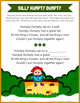 Humpty Dumpty Rhyme 361279