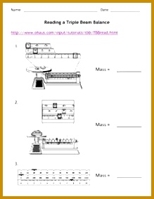 Reading a Triple Beam Balance 283219