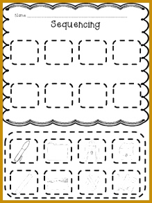 Sequencing worksheet for There Was An Old Lady Who Swallowed Some Books Great for practicing 292219