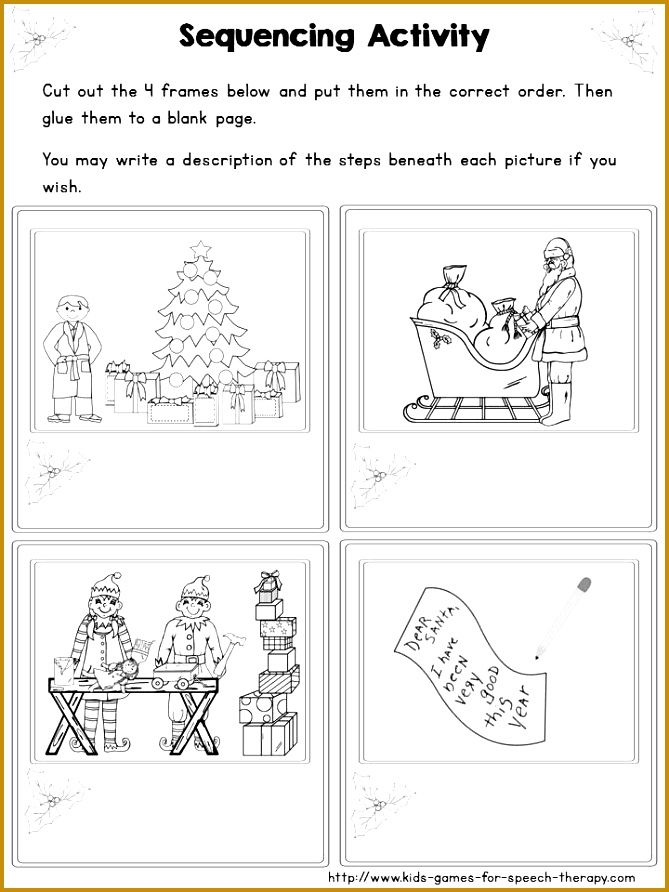 Christmas Speech and Language Activities Craftivity 669892