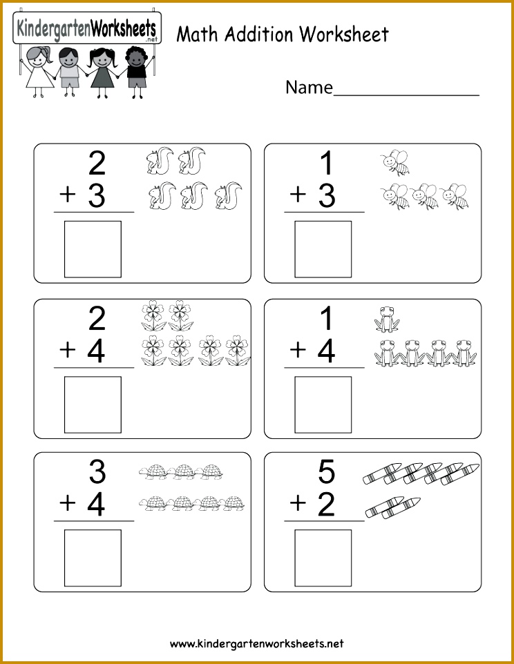 This is a simple addition worksheet with images This worksheet would be perfect for kindergarteners 744962