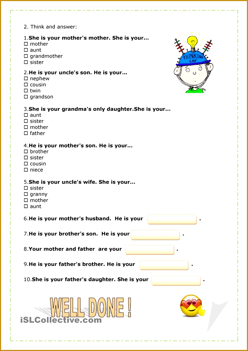 Family worksheet Free ESL printable worksheets made by teachers 1339946