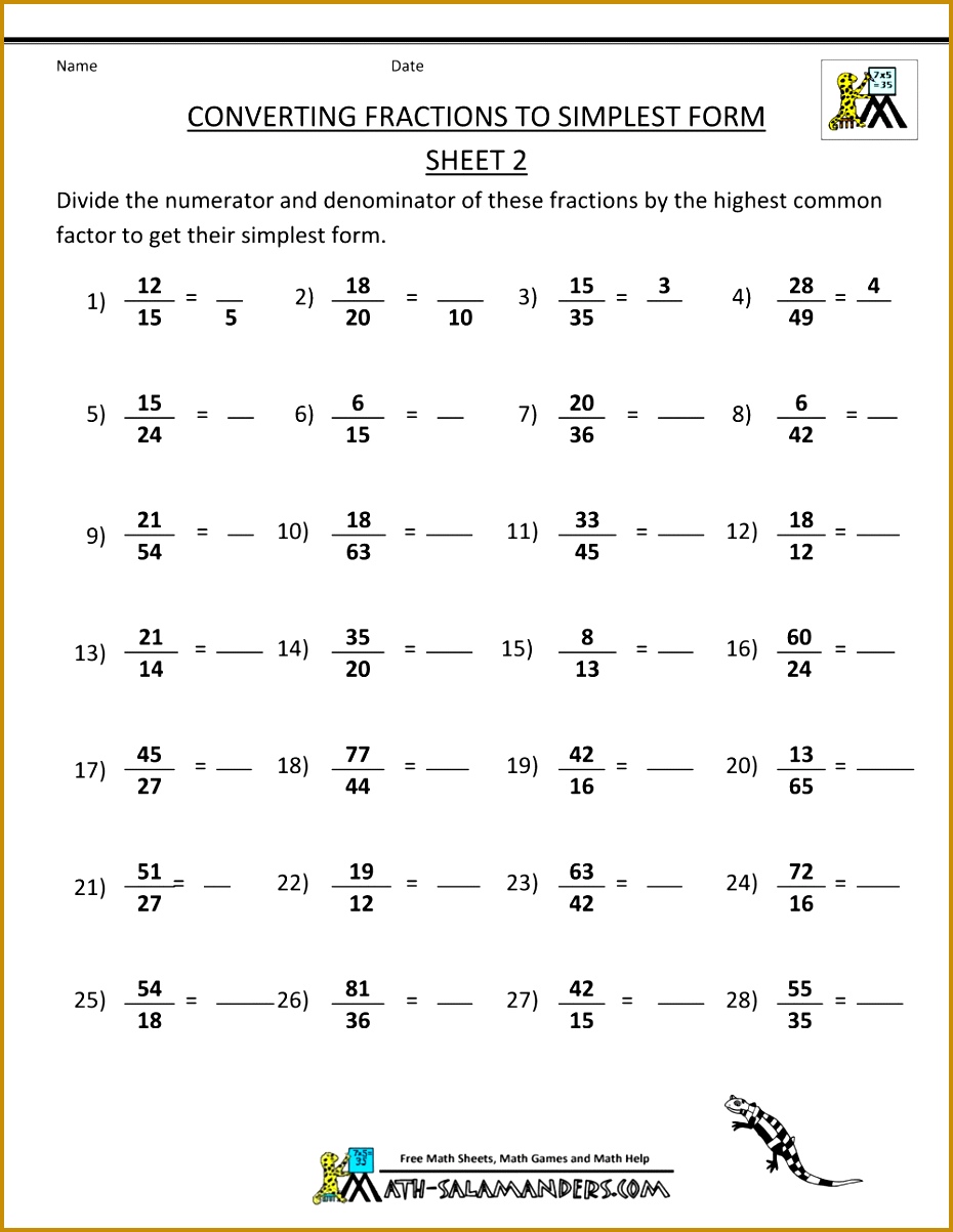 simplify fraction converting fractions to simplest form 2 1203930