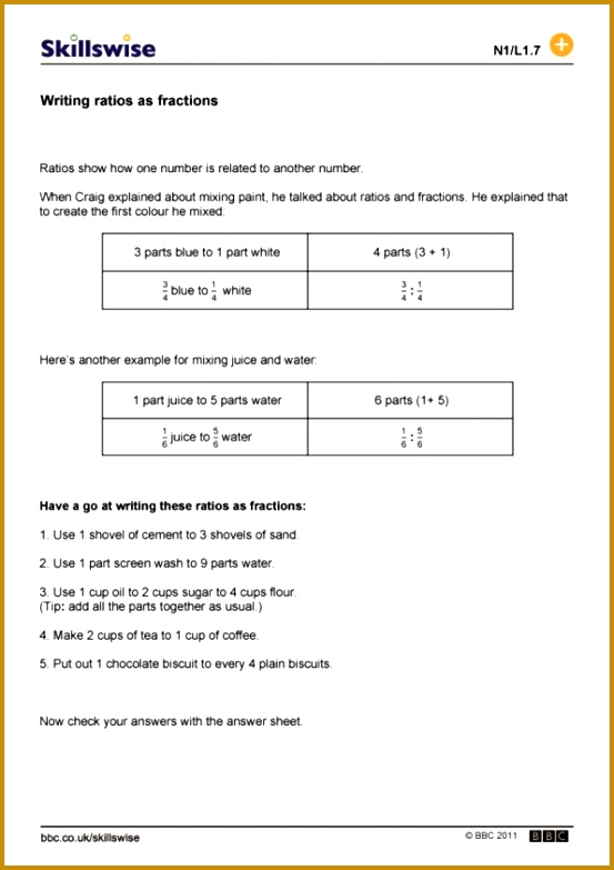 Gcse Fractions Worksheets Ma19rati L1 W Writing Ratios As Fractions 752x106 Koogra Gcse Higher Maths 783553