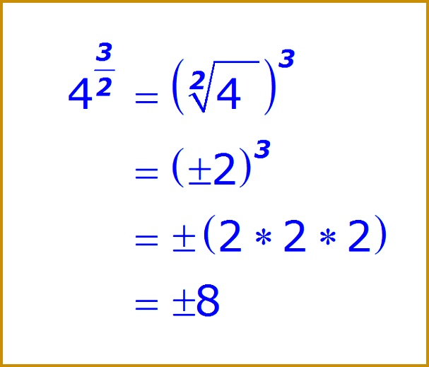 Math Fractional Exponent pute the Square Root First example 2 519607