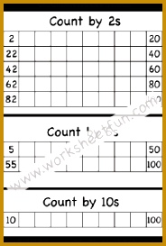 Skip Counting by 2s 5s and 10s – e Worksheet 273184