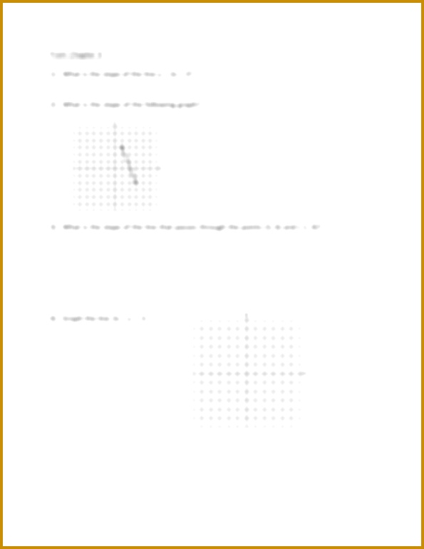 5 Identify the slope and the coordinates of a point on the line of fae2b Background image of page 6 770595