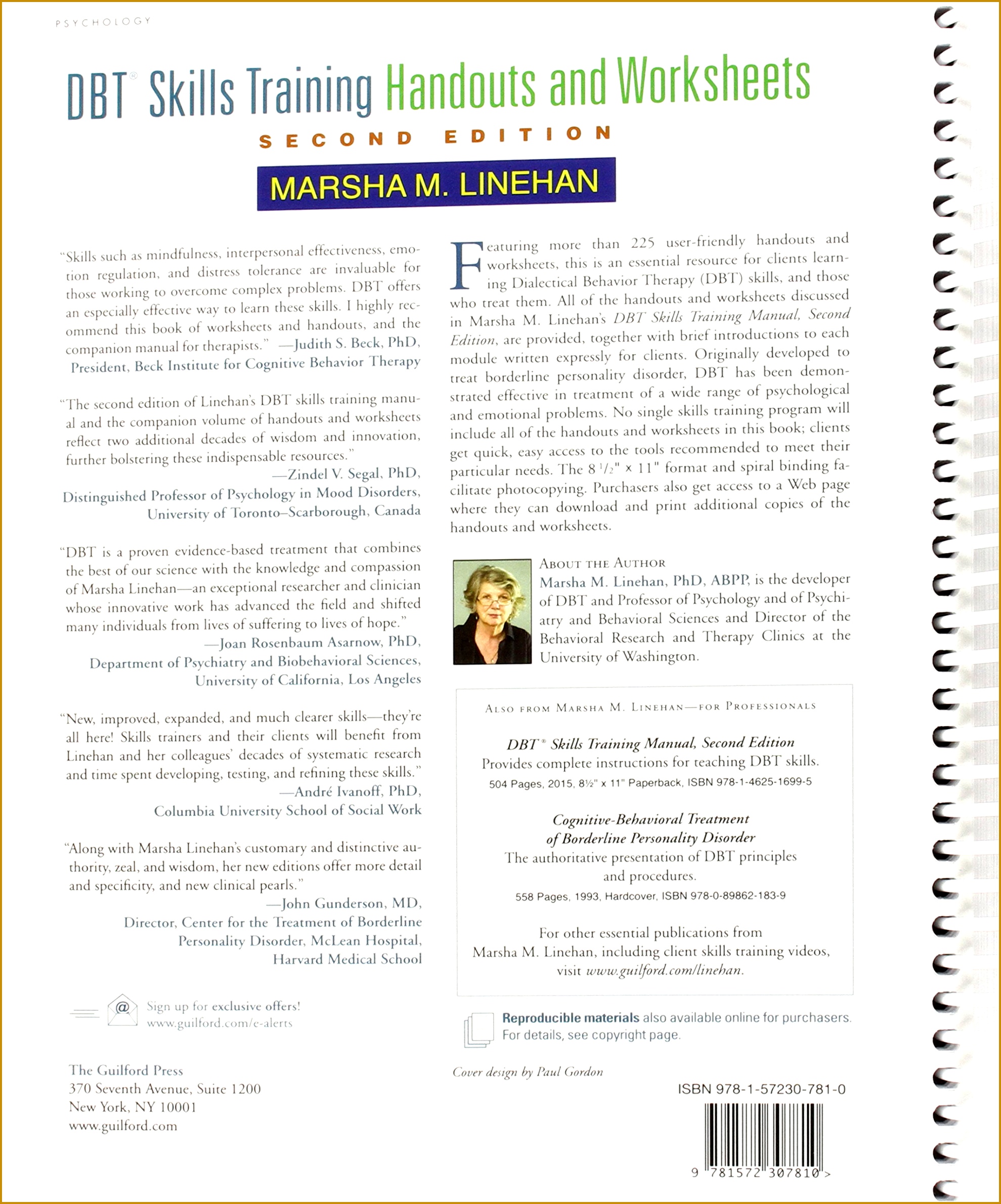 DBT Skills Training Handouts and Worksheets Second Edition kbxf0 DBT Skills Training Handouts and Worksheets Second Edition Marsha M Linehan Psychiatry Amazon Canada 19792380