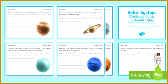 Finish the Solar System Fact Cards English Romanian Finish the vcosO Finish the Solar System Fact Cards English Romanian Finish the Solar System Fact Cards 292585