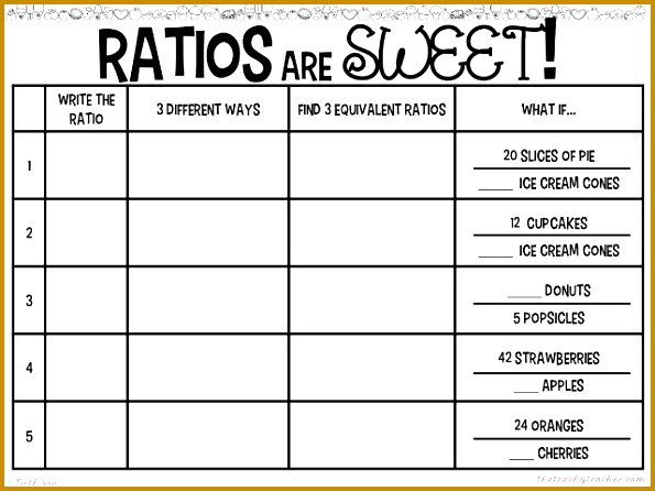 FREE Ratio Activity GREAT center or station idea and other suggestions Perfect for 446595