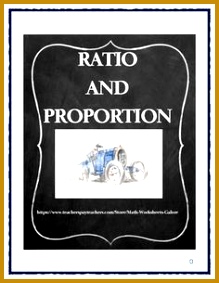 Ratio and proportion worksheets 283219