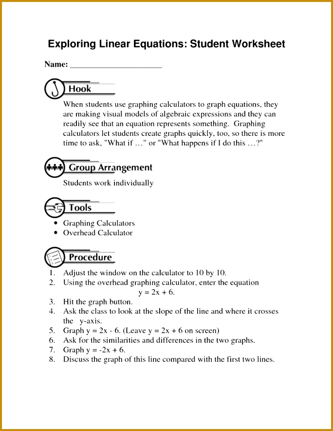Algebraic Equations Chart 885684