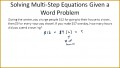 4 solving One Step Equations Worksheet