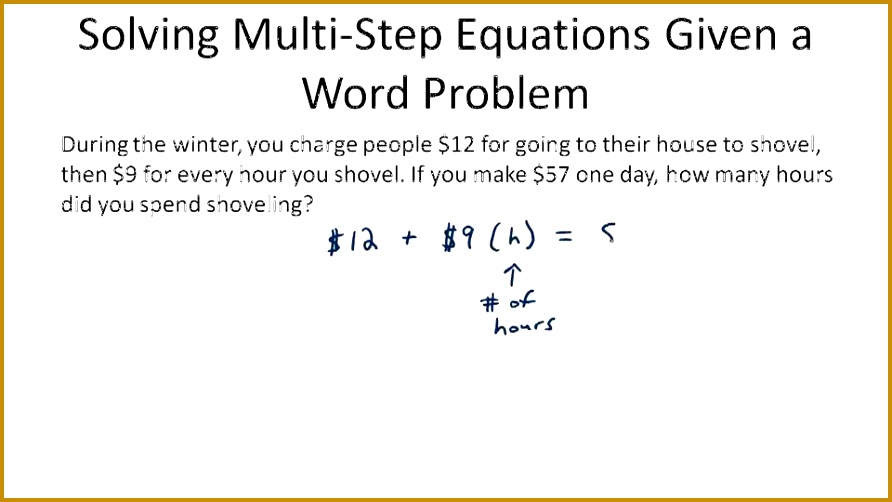 Multi Step Equations Video Algebra CK 12 Foundation 502892