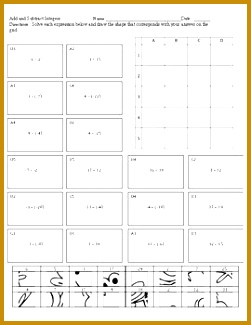 Objective Subtract integers numbers less than With this worksheet students will be engaged as they solve 18 problems by subtracting integers 325251