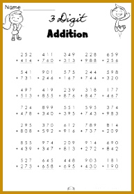 3 Digit Addition Worksheets · Homeschool WorksheetsHomeschool MathGrade 279193