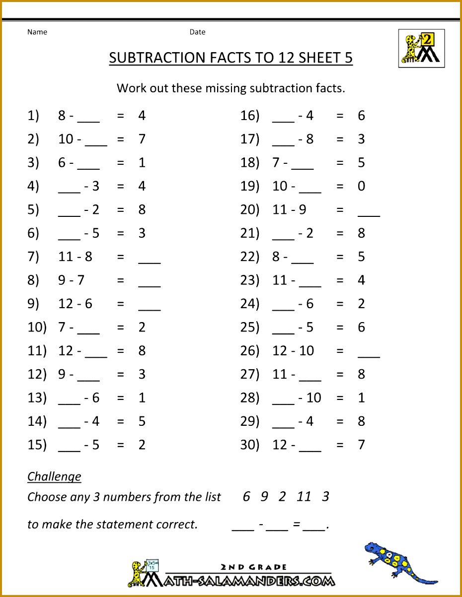 Free Printablebtraction Worksheets For 4th Grade Addition And Graders Addingbtracting Decimals Subtraction Facts Fun Games Medium 1203930