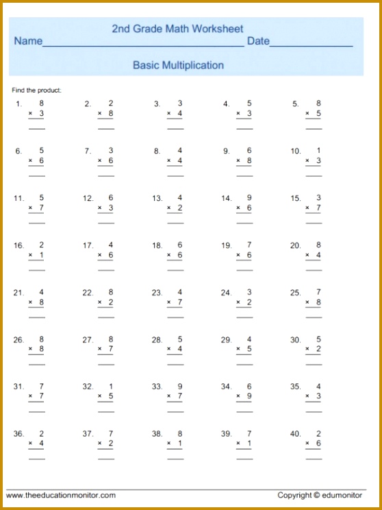 Multiplication Worksheets Super Teacher