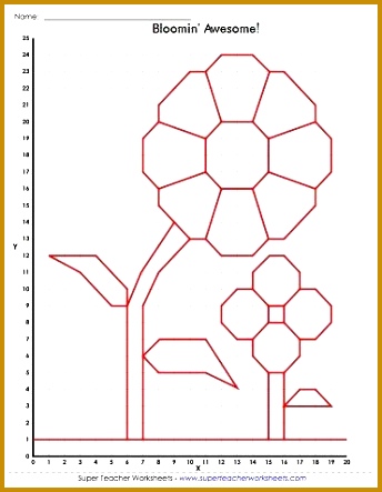 A great mystery picture graph for spring Teacher WorksheetsFlower 344443