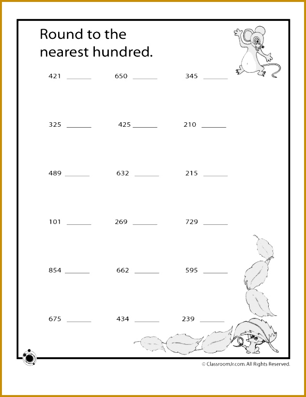 Fall Math Worksheets for 1st 2nd & 3rd Grade 818632