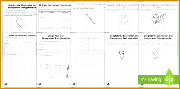 plete the Illustration and Enlargement Transformation Activity Sheets Australia Australian Curriculum Geometry and Measurement year 5 maths … 292585
