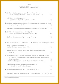 A Level Trigonometry worksheet pdf 279197